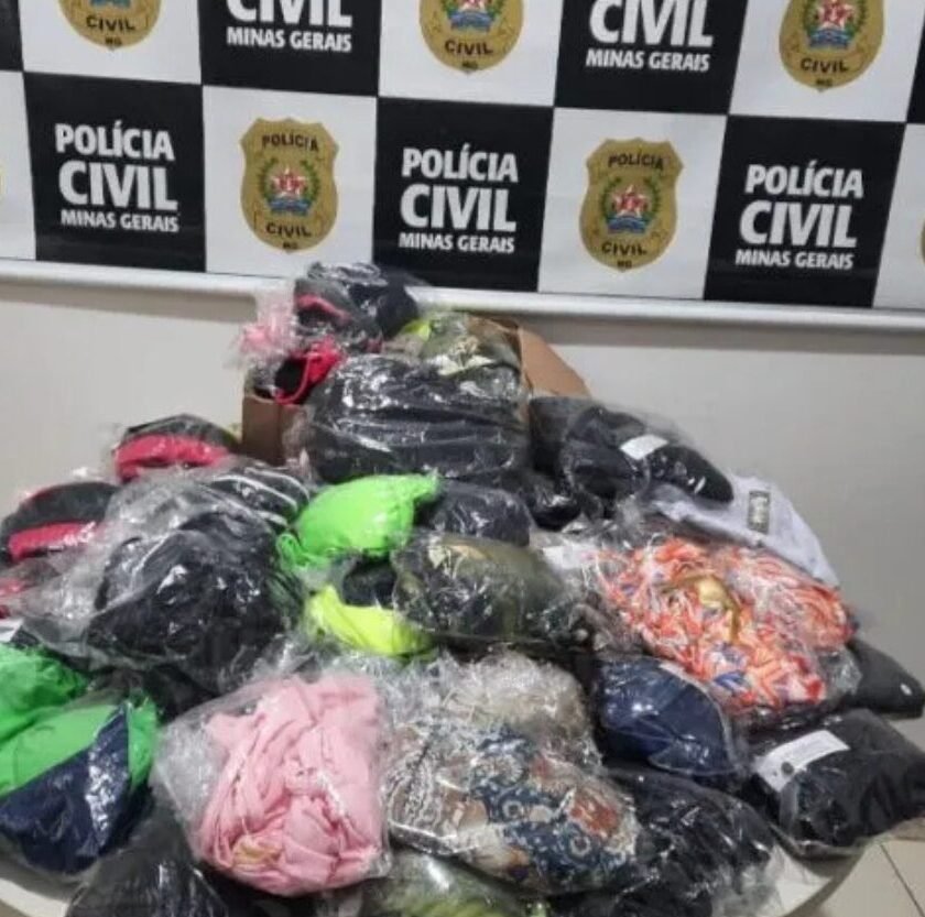 Polícia recupera 76 peças furtadas de loja em Lafaiete