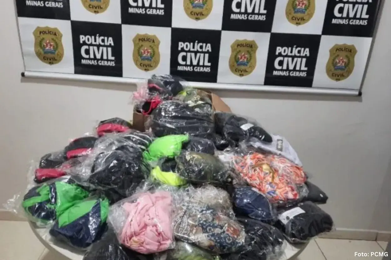 Polícia recupera 76 peças furtadas de loja em Lafaiete