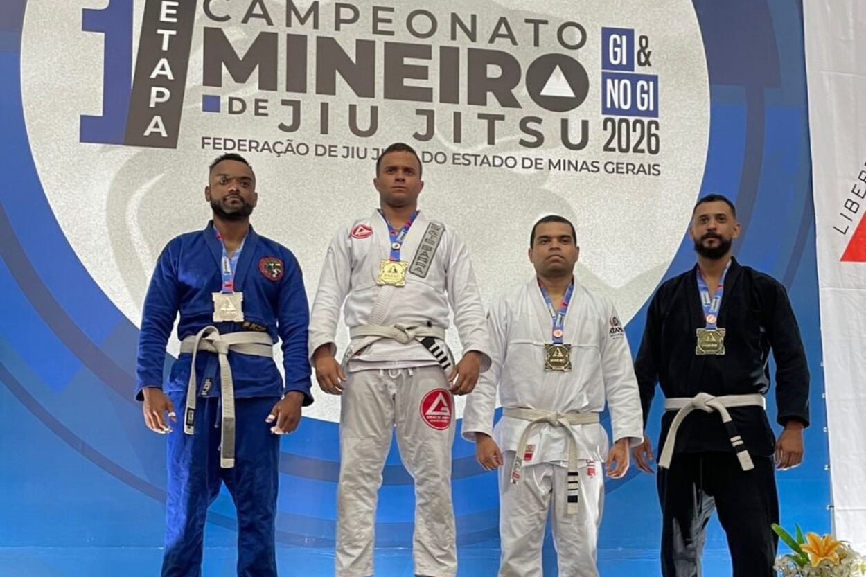 Atleta de Ouro Preto conquista ouro em campeonato mineiro de jiu-jitsu