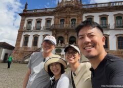 “Parece outro país”: influenciador japonês mostra reação da família em visita a Ouro Preto