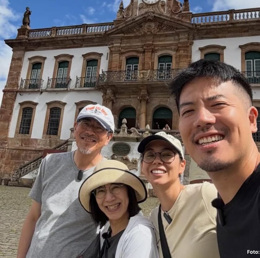 “Parece outro país”: influenciador japonês mostra reação da família em visita a Ouro Preto