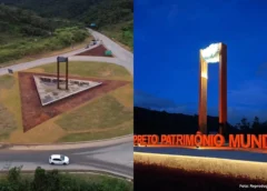 Revitalização do trevo de entrada de Ouro Preto é entregue com novo paisagismo e iluminação