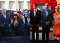 Minas reforça segurança com viaturas e helicóptero