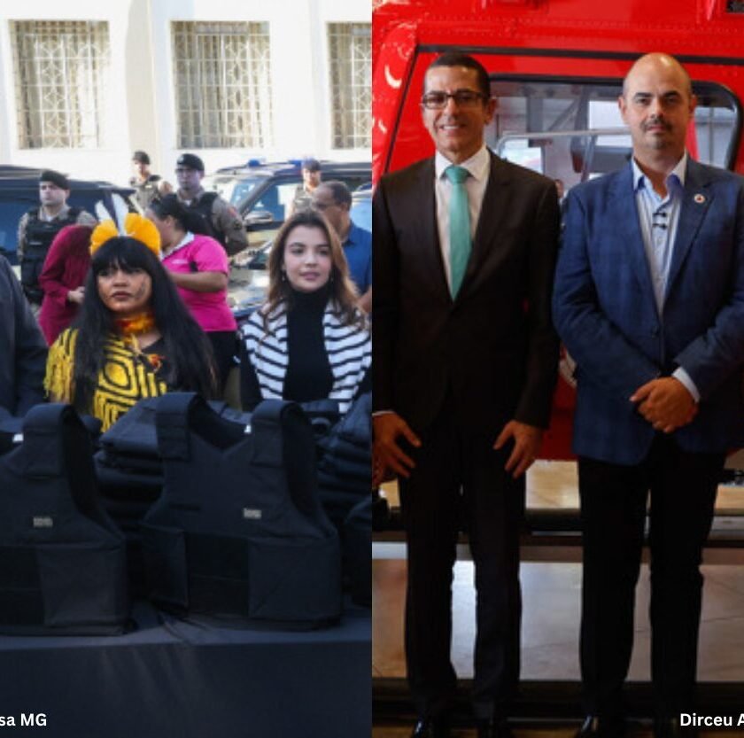 Minas reforça segurança com viaturas e helicóptero