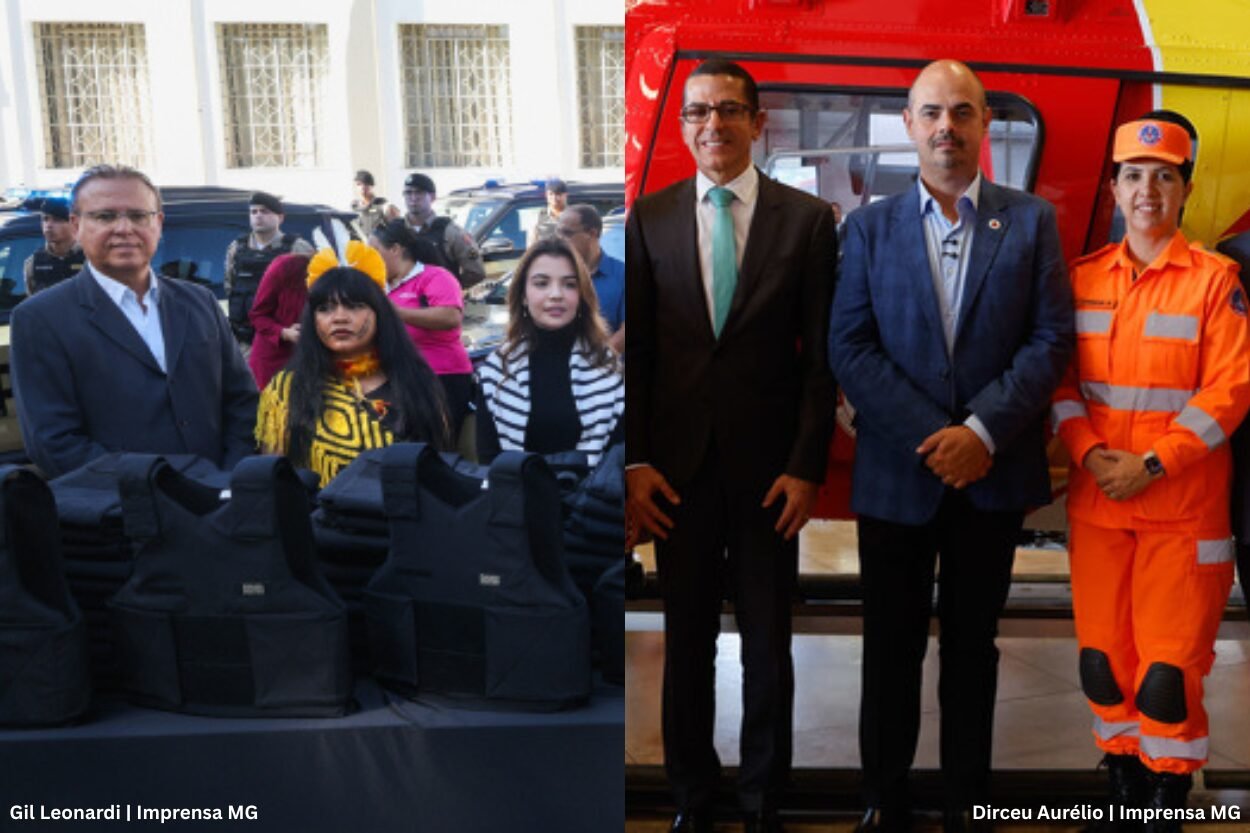 Minas reforça segurança com viaturas e helicóptero