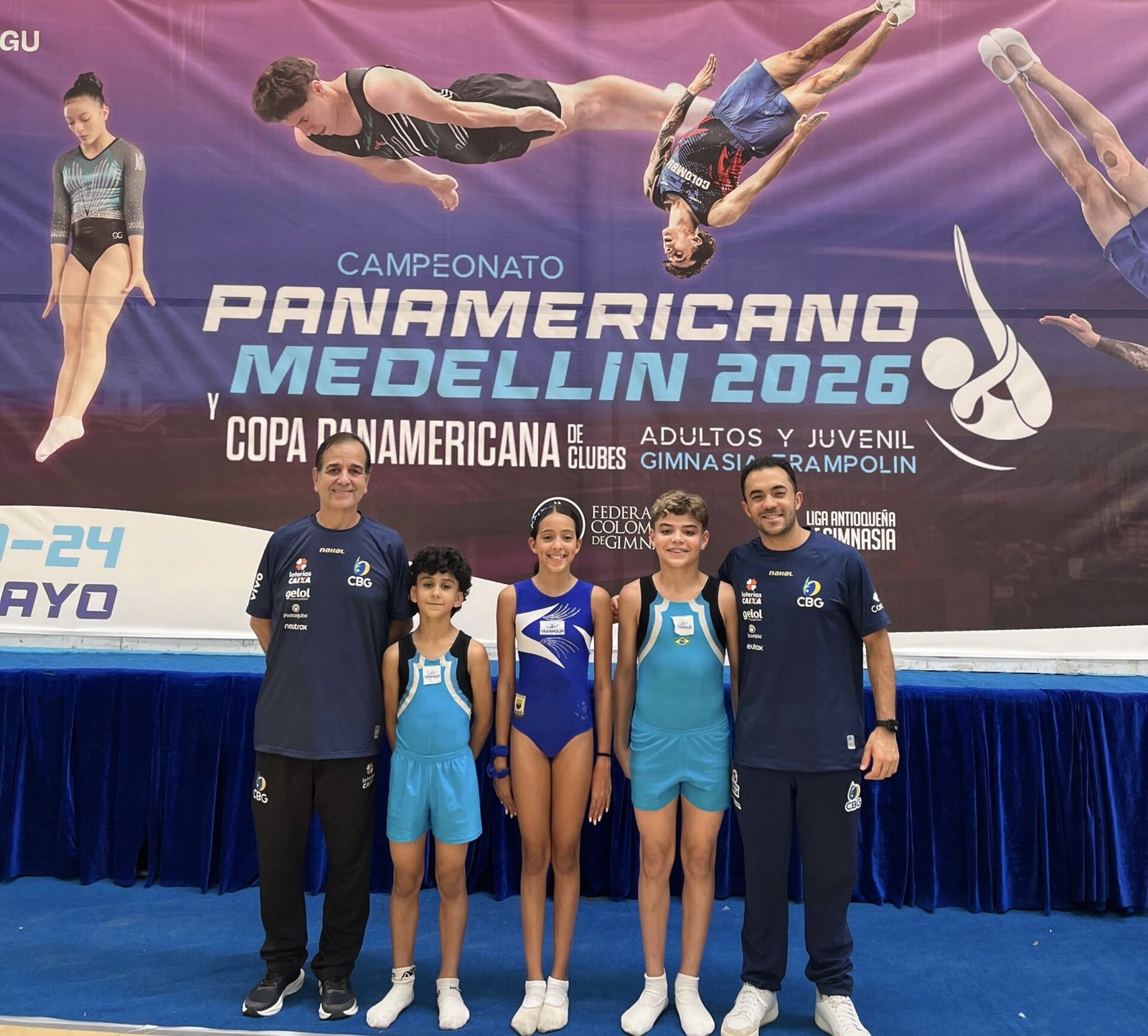 Atletas de Ouro Preto conquistam finais e medalhas no Pan-Americano de Trampolim 2026