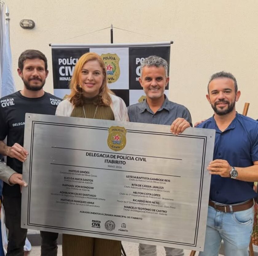 Nova delegacia da Polícia Civil é inaugurada em Itabirito após investimento de R$ 2,6 milhões