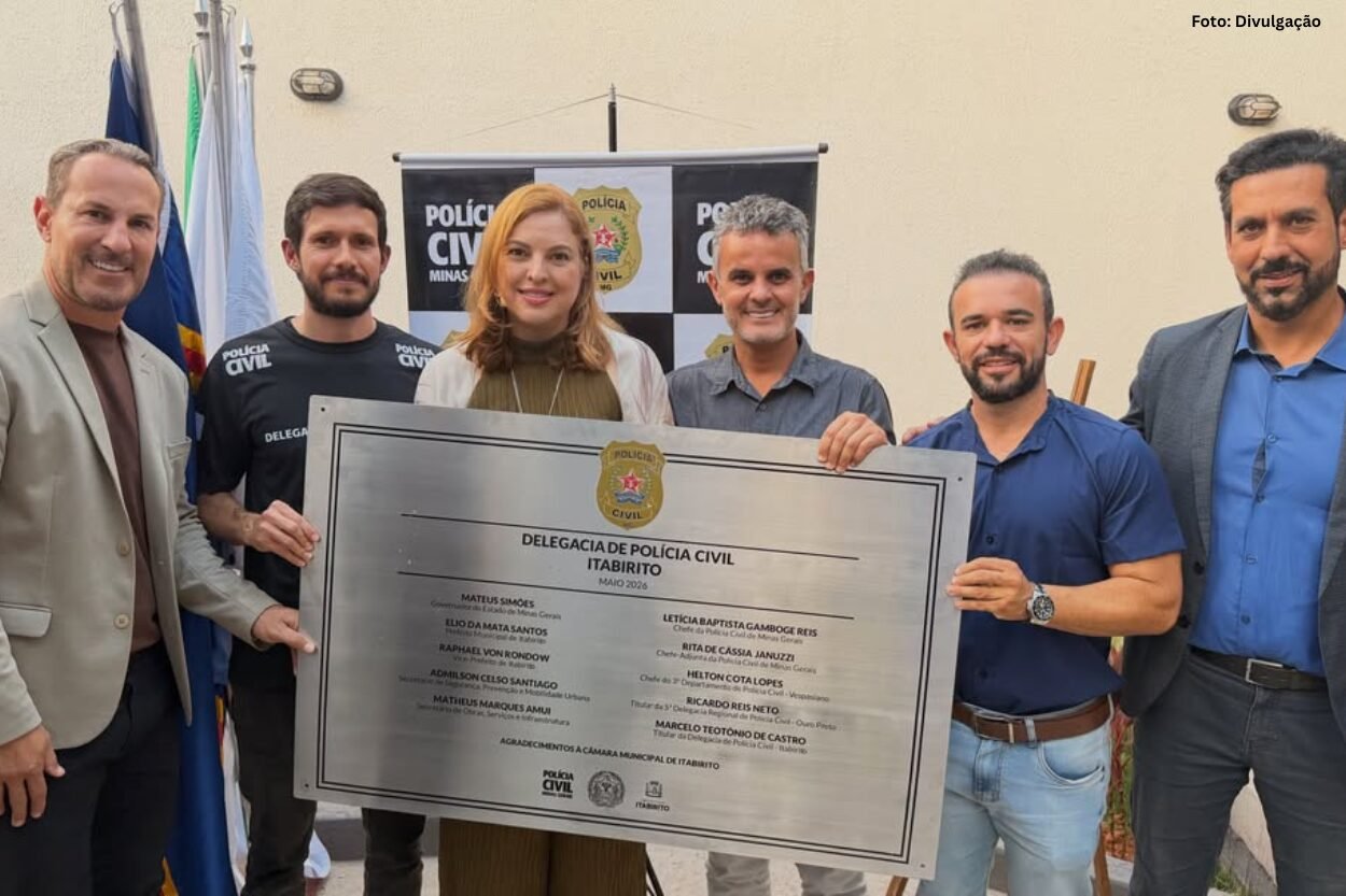 Nova delegacia da Polícia Civil é inaugurada em Itabirito após investimento de R$ 2,6 milhões