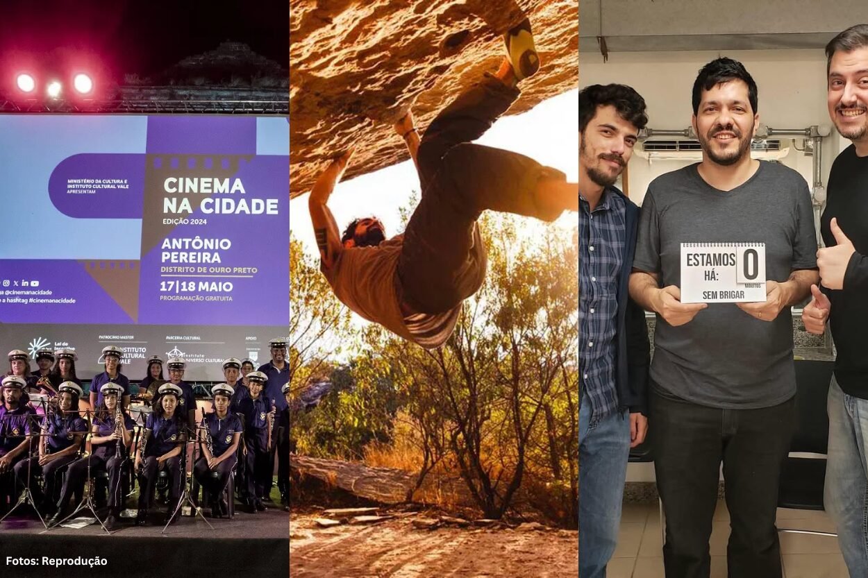 Ouro Preto terá fim de semana com cinema, stand-up, montanhismo e mais