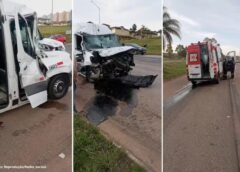 Van com pacientes de Ouro Preto bate em carreta na BR-356 e deixa feridos na Grande BH