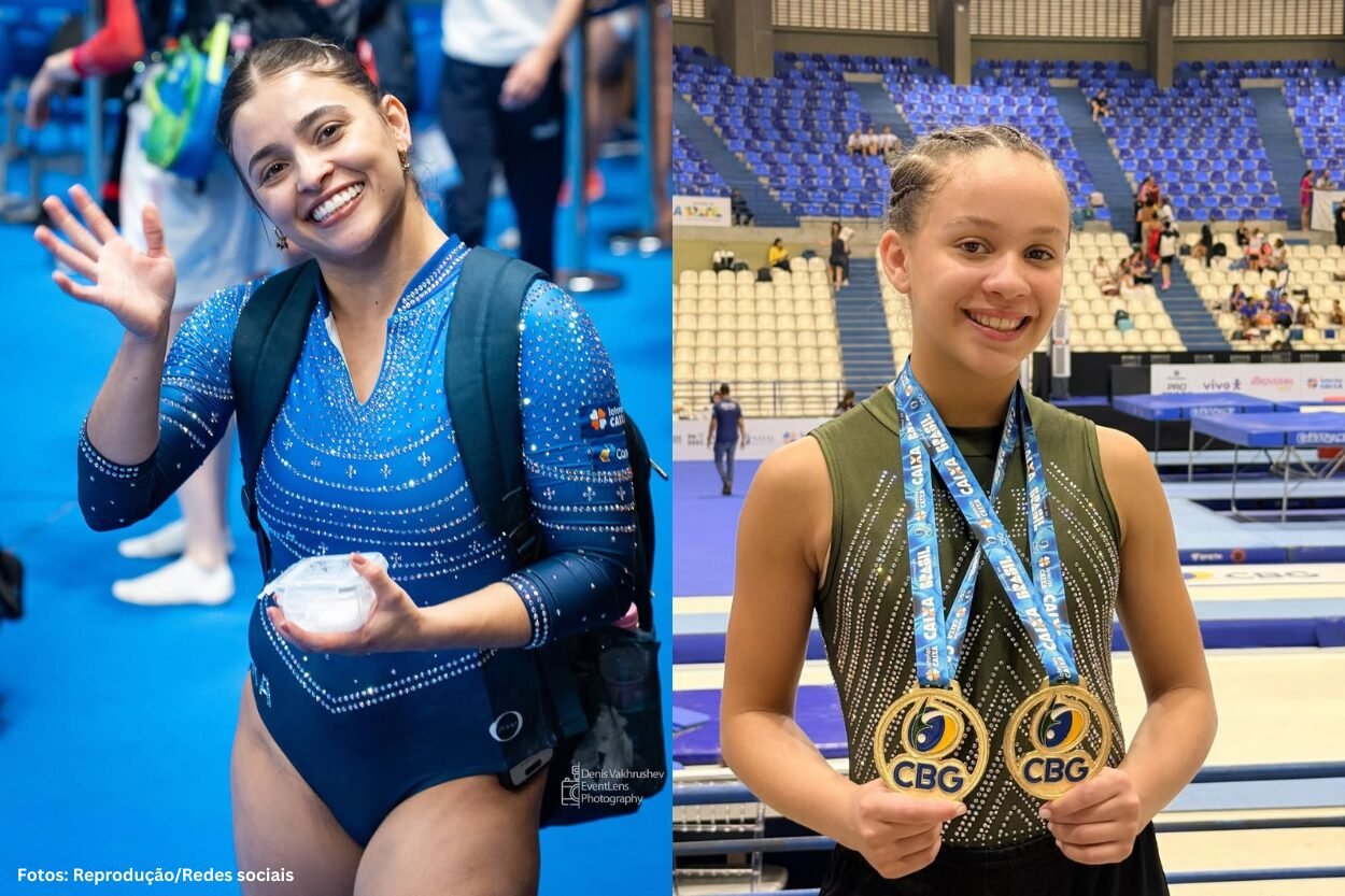 Alice Gomes e Antônia Silva colocam Ouro Preto no topo da ginástica de trampolim