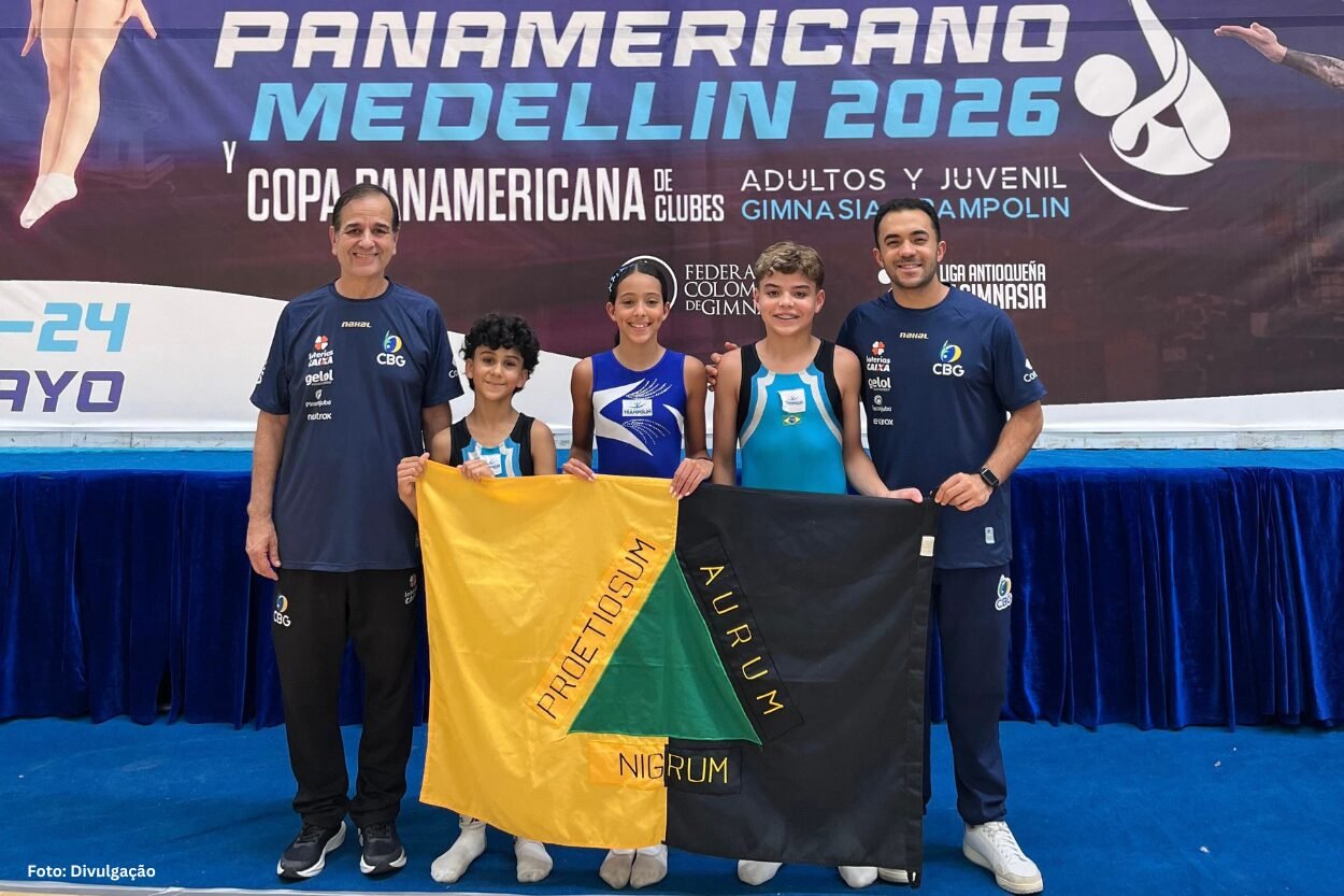 Atletas de Ouro Preto conquistam finais e medalhas no Pan-Americano de Trampolim 2026