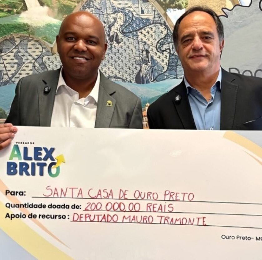 Santa Casa recebe R$ 300 mil para fortalecer serviços em Ouro Preto