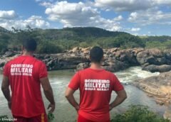 Bombeiros procuram jovem desaparecido no Rio Doce