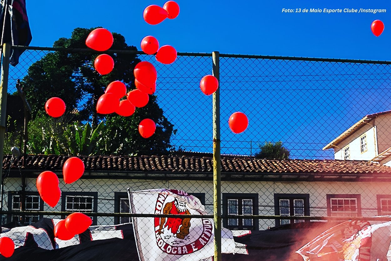 13 de Maio Esporte Clube presta homenagem à memória do ex-jogador Luizinho