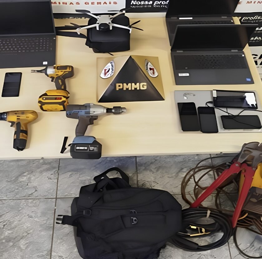Polícia Militar prende grupo suspeito de invadir e roubar empresa em Congonhas