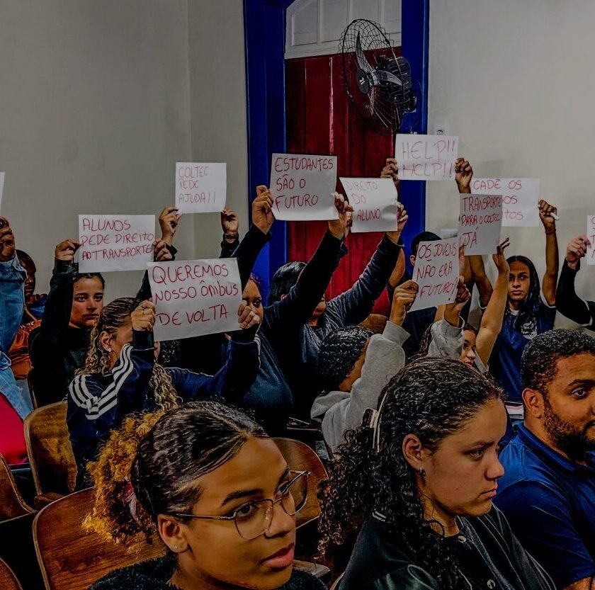 Alunas do Coltec pedem retorno de transporte escolar em reunião da Câmara de Ouro Preto