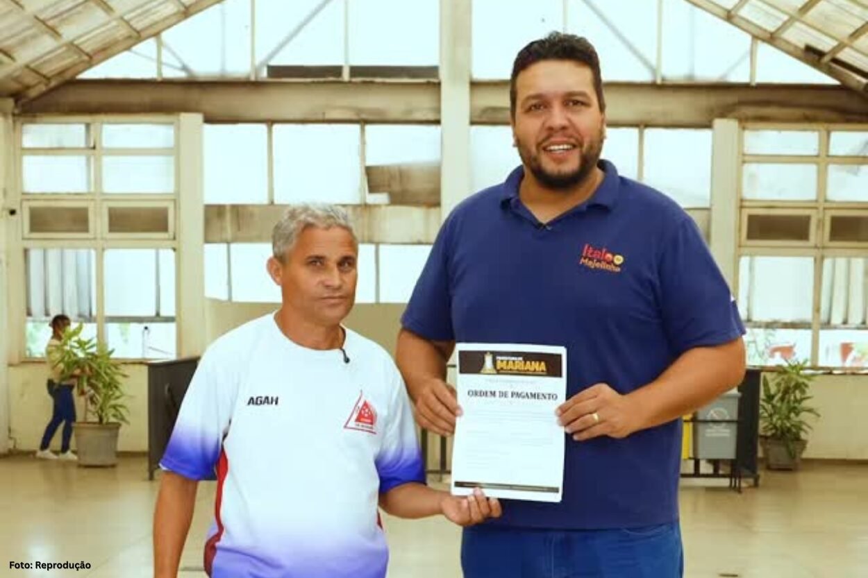 Liga Esportiva de Mariana recebe emenda impositiva para fortalecer categorias de base