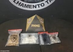 PM prende dois homens e apreende drogas durante operação contra o tráfico em Lafaiete