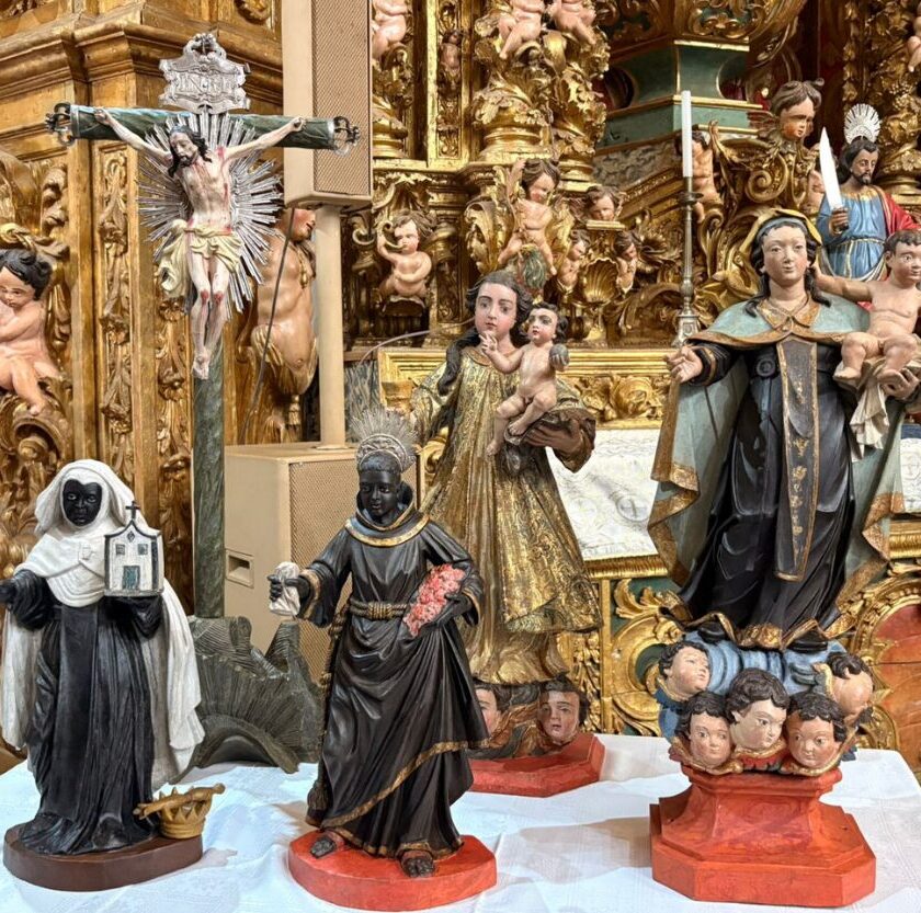 FAOP entrega imagens sacras restauradas da Igreja de São Bartolomeu à comunidade