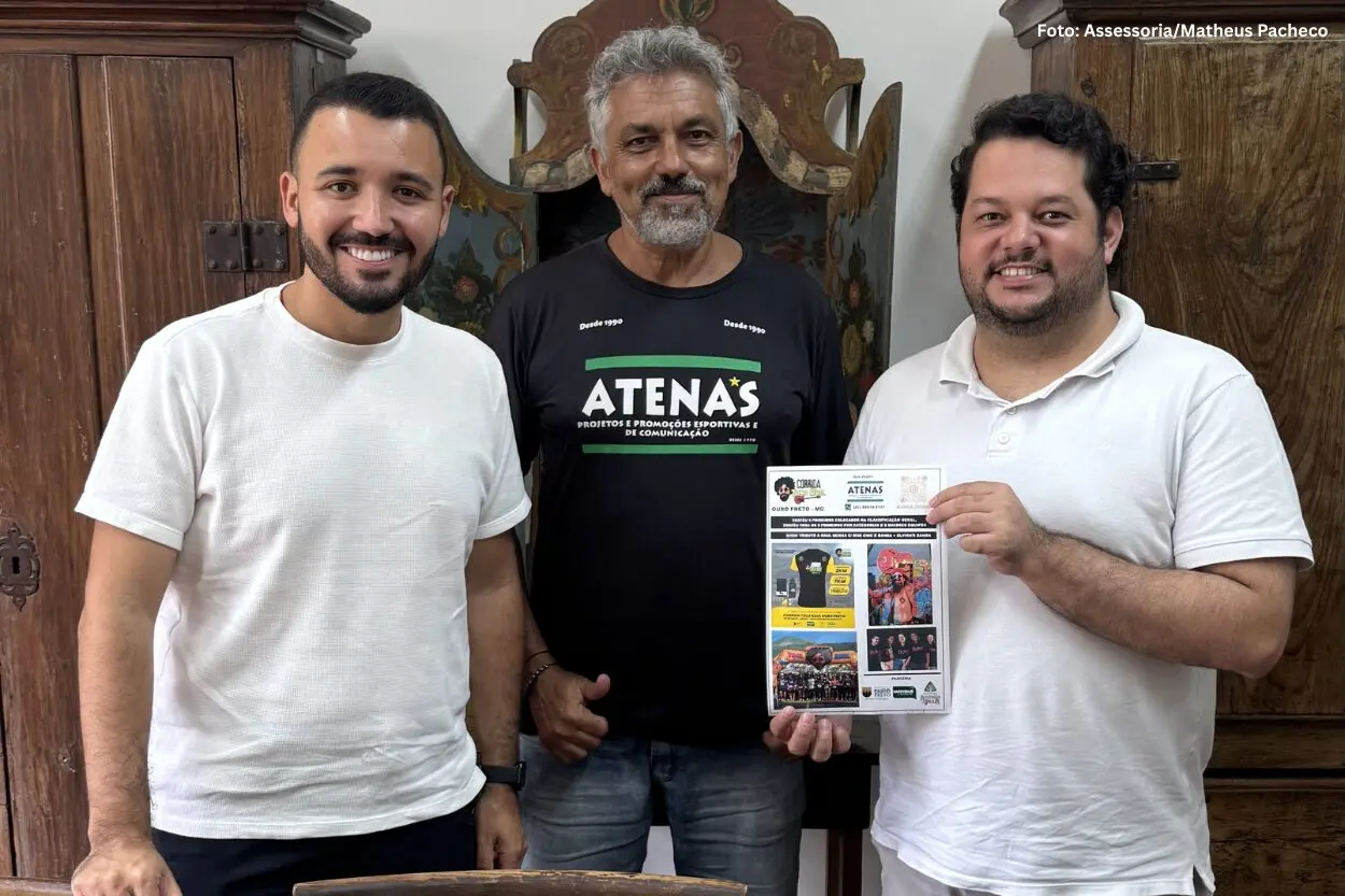 Aniversário de Ouro Preto terá Corrida Toca Raul com apoio do vereador Matheus Pacheco