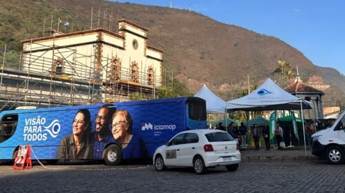 Unidade móvel inicia atendimentos oftalmológicos em Ouro Preto com previsão de mais de 8 mil consultas