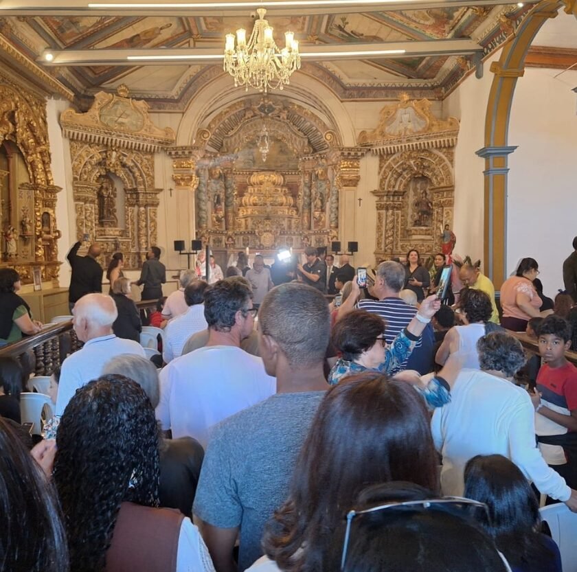 Com investimento de R$ 7,6 milhões, Igreja Matriz de São Bartolomeu é reaberta após restauração