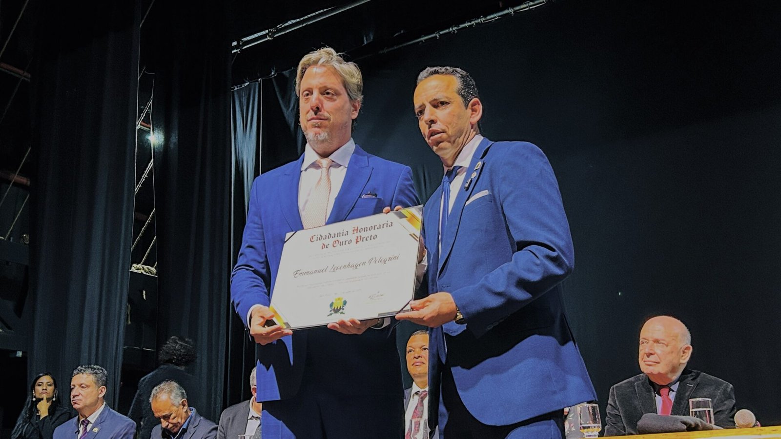 Câmara de Ouro Preto entrega títulos e homenageia 55 pessoas e instituições