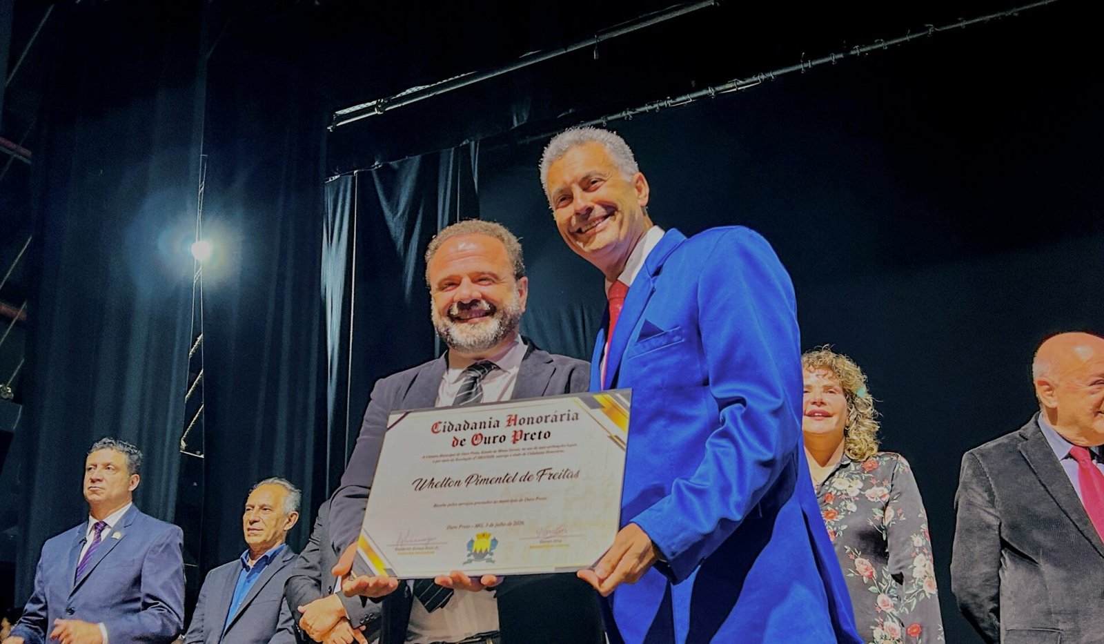 Câmara de Ouro Preto entrega títulos e homenageia 55 pessoas e instituições