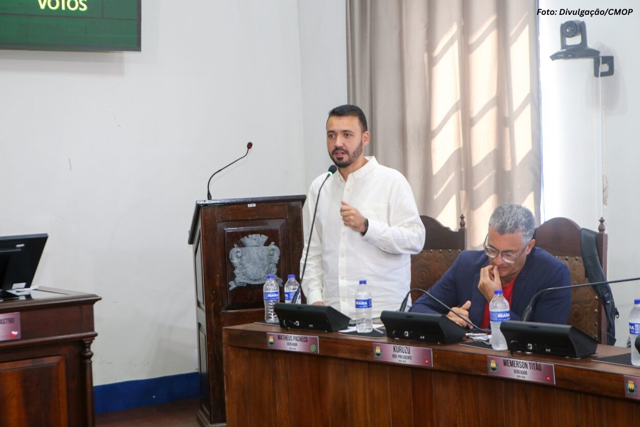 Matheus Pacheco propõe modernização da coleta de lixo em Ouro Preto 