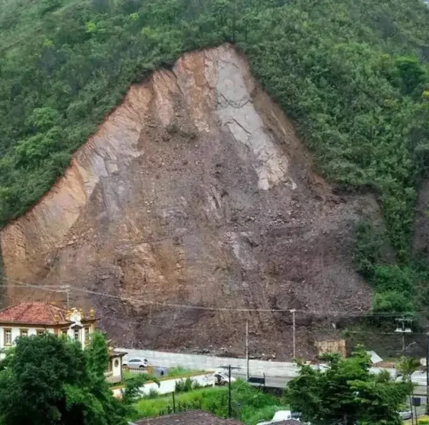 Contenção do Morro da Forca em Ouro Preto só será iniciada após as eleições