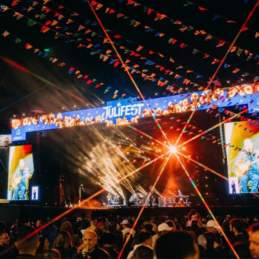 33ª Julifest: show dos Paralamas do Sucesso marca noite de abertura do maior arraiá de Minas Gerais 