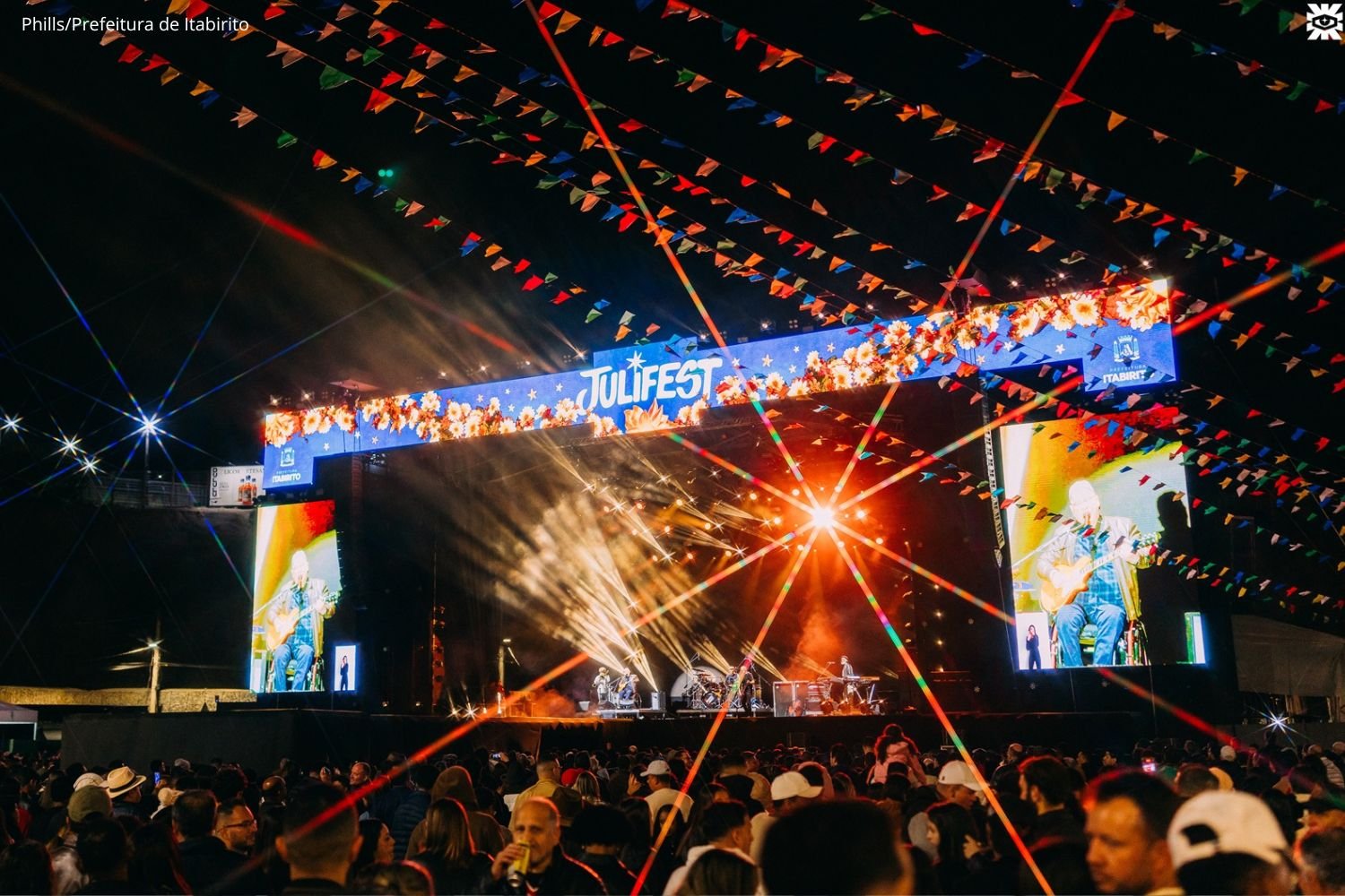 33ª Julifest: show dos Paralamas do Sucesso marca noite de abertura do maior arraiá de Minas Gerais 