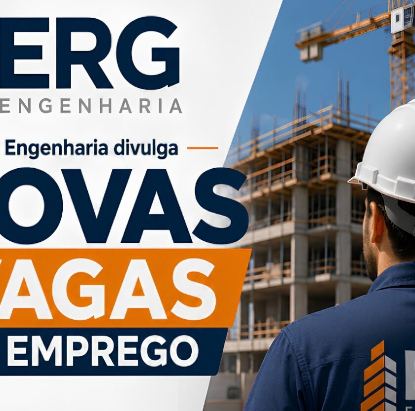 ERG Engenharia abre vagas de emprego em Mariana, Itabirito e Diogo de Vasconcelos