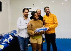 Fundação Aleijadinho entrega novos uniformes do Judô de Ouro em Passagem de Mariana 