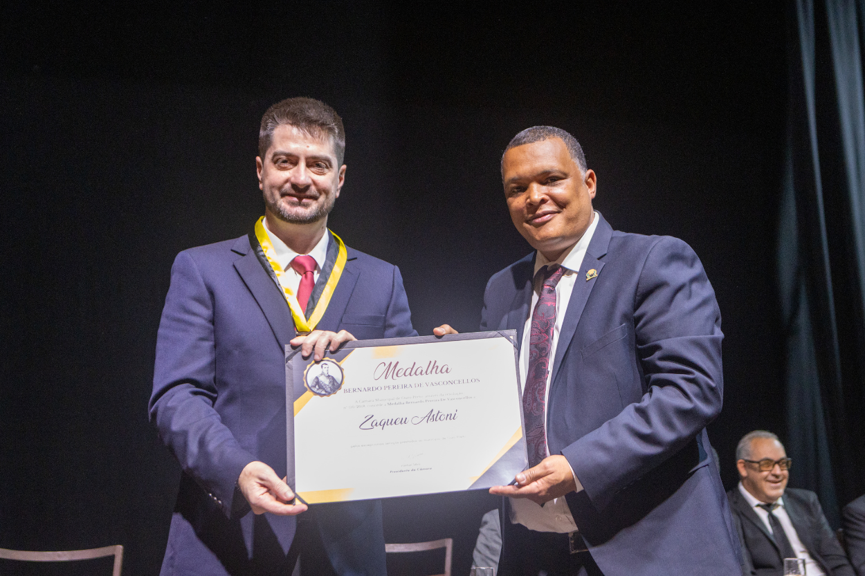 Câmara homenageia 24 cidadãos e entidades de destaque em Ouro Preto