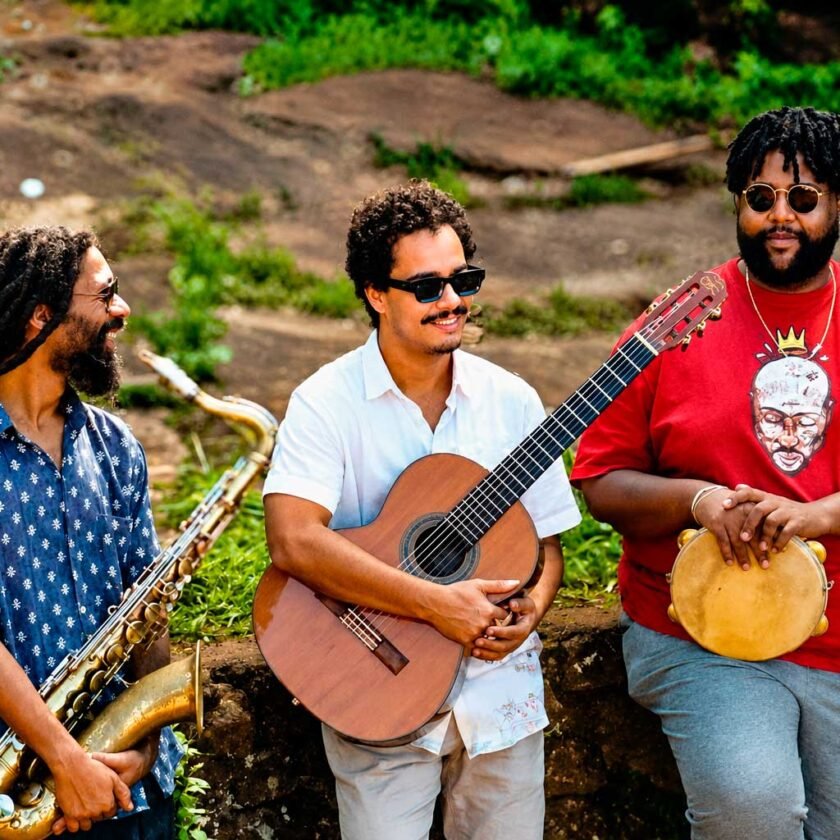 Trio Choro Negro lança disco no Parque das Andorinhas neste sábado