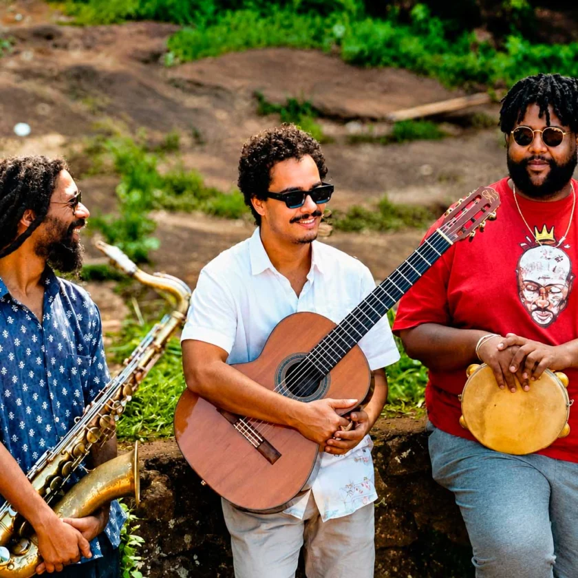 Trio Choro Negro lança disco no Parque das Andorinhas neste sábado