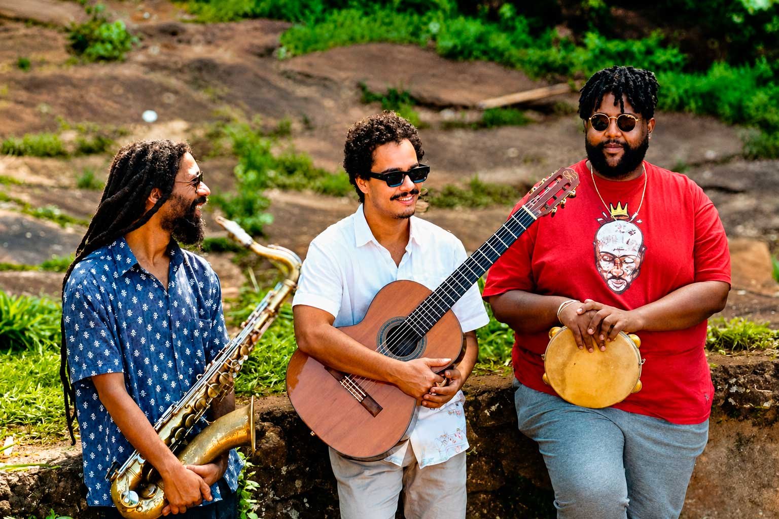 Trio Choro Negro lança disco no Parque das Andorinhas neste sábado