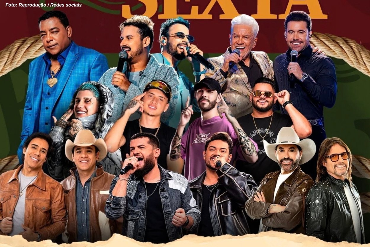 Confira os horários dos shows da Expo Mariana 2026