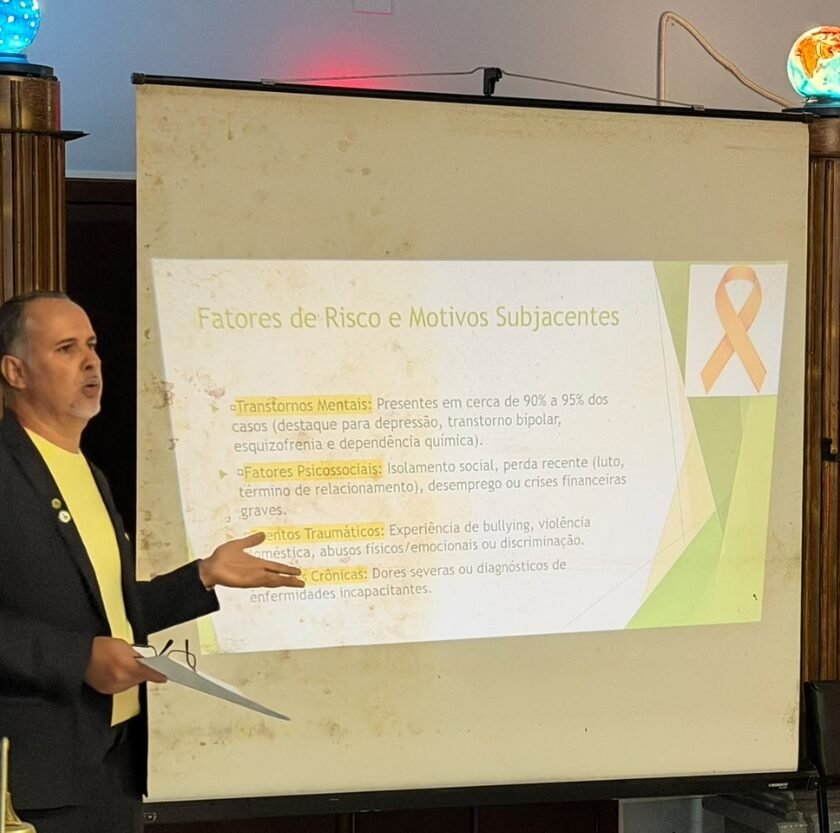 Palestra em Ouro Preto aborda prevenção ao suicídio durante campanha Setembro Amarelo