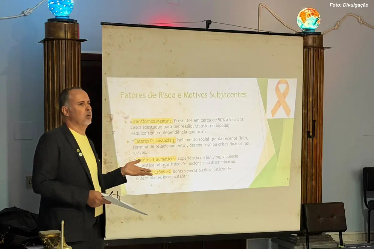 Palestra em Ouro Preto aborda prevenção ao suicídio durante campanha Setembro Amarelo