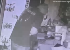 Câmera flagra furto em pastelaria no Centro Histórico de Ouro Preto