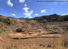 MPF e ANM fiscalizam obras de contenção e drenagem na Mina de Viga, em Congonhas