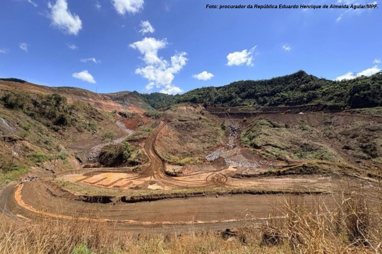 MPF e ANM fiscalizam obras de contenção e drenagem na Mina de Viga, em Congonhas