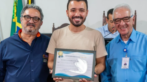 Matheus Pacheco recebe reconhecimento por fortalecer a estrutura da saúde de Ouro Preto através da Santa Casa