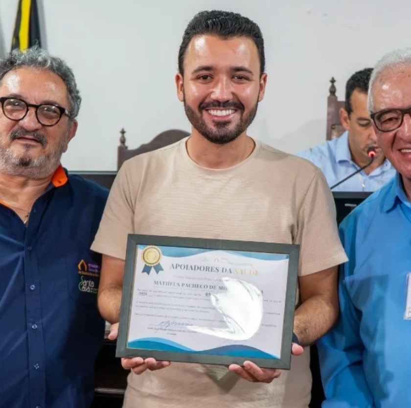 Matheus Pacheco recebe reconhecimento por fortalecer a estrutura da saúde de Ouro Preto através da Santa Casa