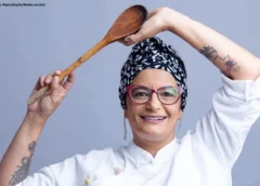 Carola Machado, de Itabirito, é participante do Cozinha Show da Favela, da TV Globo