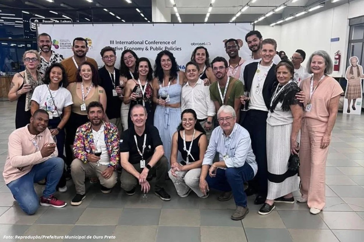 Ouro Preto tem artigo premiado em conferência internacional sobre economia criativa