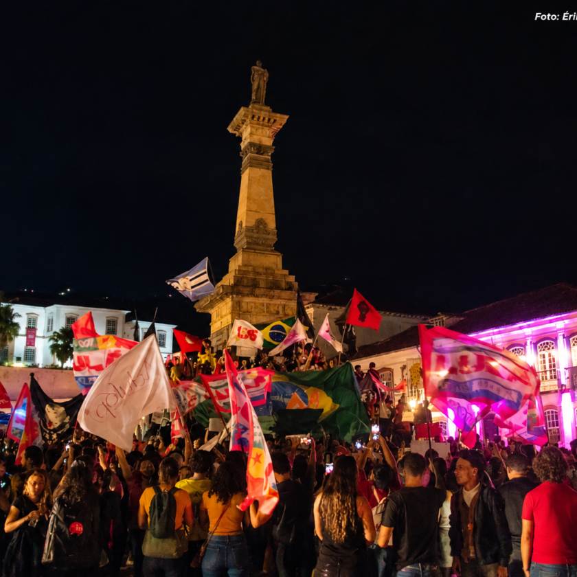 Apoiadores do presidente Lula realizam "Festa pela Democracia" nesta sexta-feira em Ouro Preto